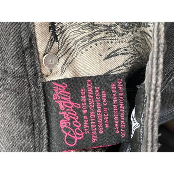 Rock & Roll Cowgirl Black Skinny Jeans - Picture 4 of 9